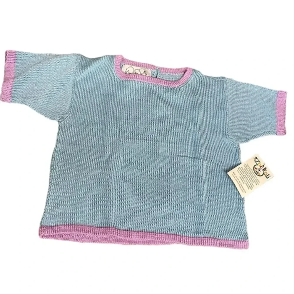 NWT‎ Zack Ali 4 Kids Knitted Short Sleeve Top Size 12 months
